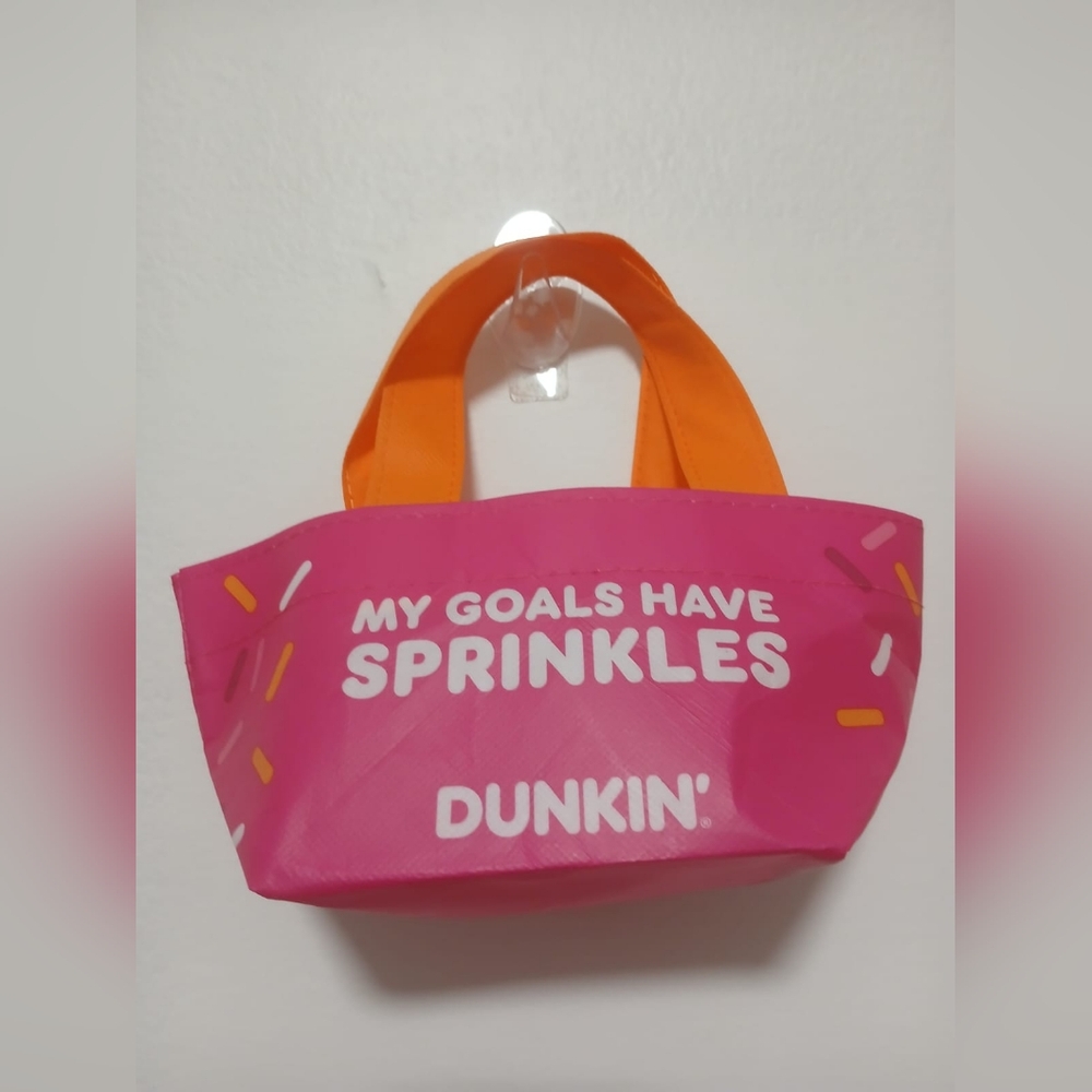 Dunkin' Pink and Orange Tote Bag